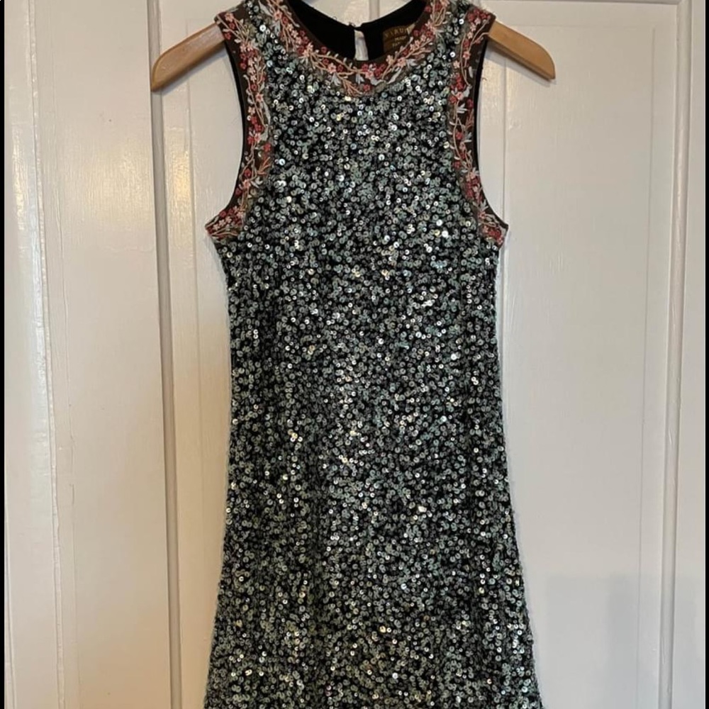 Anthropologie sparkle dress